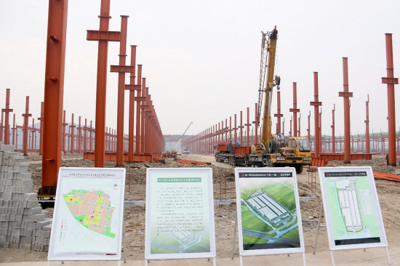 紹興市督查組一行赴精工鋼構綠色集成建筑科技產業園展開督查